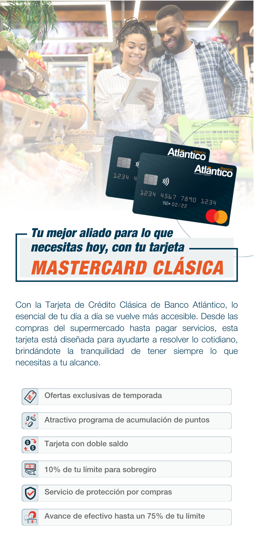 Beneficios Tarjeta MasterCard Clásica